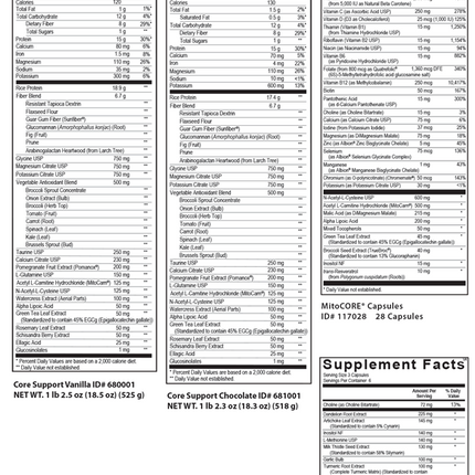 Core Restore vanilla 7 day kit