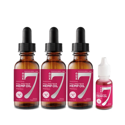 Hemp CBD Oil Wild Berry Large 2oz